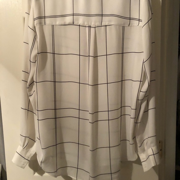 White and Black Blouse - Picture 1 of 2